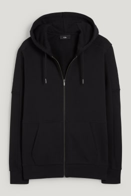 Sweat zippé à capuche
