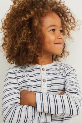 Maglia a maniche lunghe - a righe