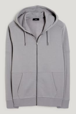 Rozpinana bluza z kapturem