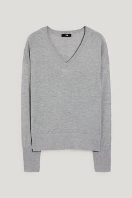 Feinstrick-Pullover