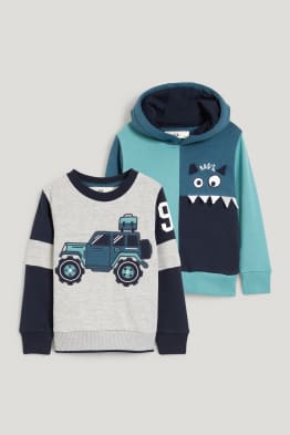 Set van 2 - hoodie en sweatshirt