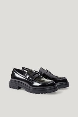 Loafers - faux leather