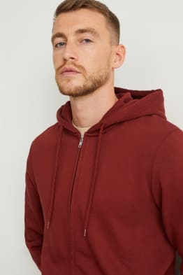 Rozpinana bluza z kapturem