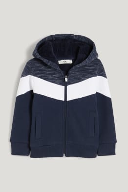 Sweat zippé à capuche