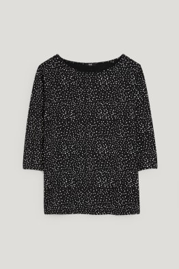Maglia a maniche lunghe - a pois