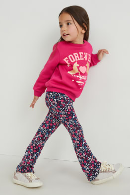 Ensemble - sweat et legging chaud aux jambes évasées - 2 pièces