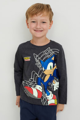 Sonic - tricou cu mânecă lungă