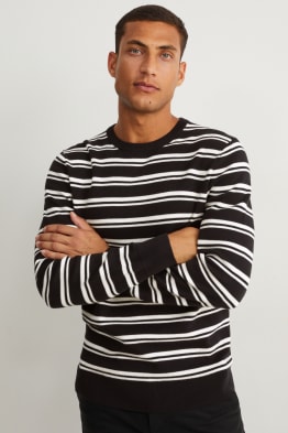 Pullover - gestreift