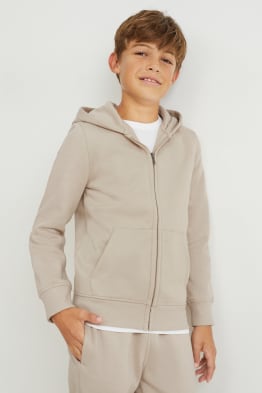 Sweatvest met capuchon - genderneutraal