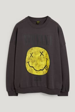 CLOCKHOUSE - oversized sweatshirt - Nirvana