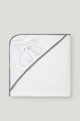 Baby-badcape met capuchon