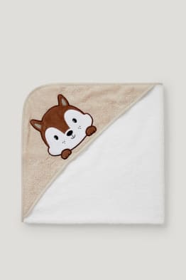 Baby-badcape met capuchon