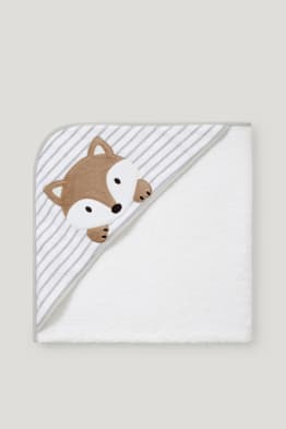 Baby-badcape met capuchon