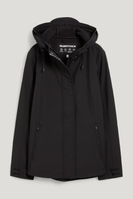 Kurtka softshell z kapturem - 4 Way Stretch