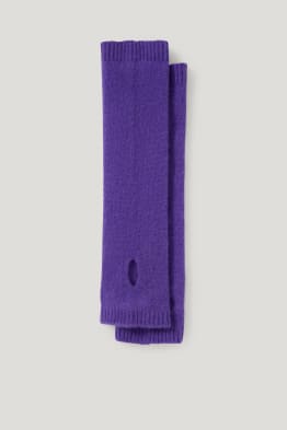 Fingerlose Kaschmir-Handschuhe
