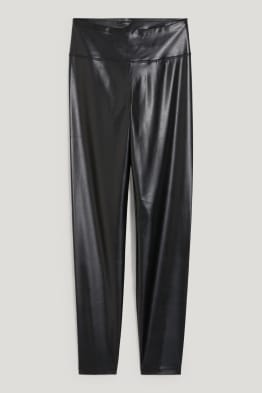 CLOCKHOUSE - leggings - pell sintètica