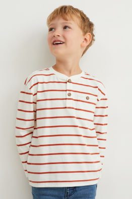Maglia a maniche lunghe - a righe