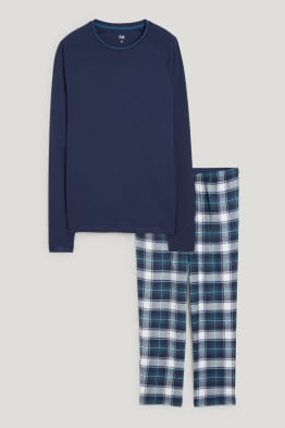 Pijama con pantalón de franela