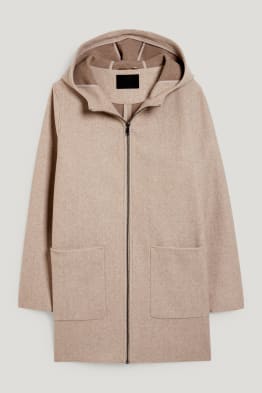 Manteau à capuche