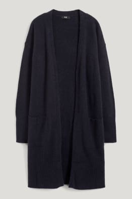 Lange Strickjacke