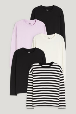 Multipack 5er - Langarmshirt