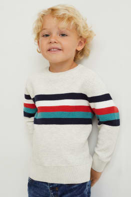 Pullover - gestreift
