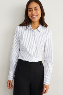 Chemise de bureau - à rayures