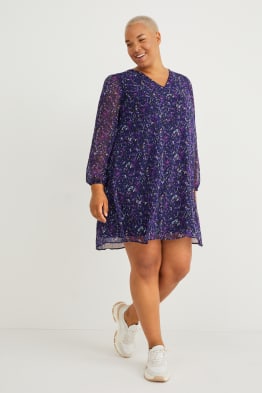 Robe de gaze - à fleurs