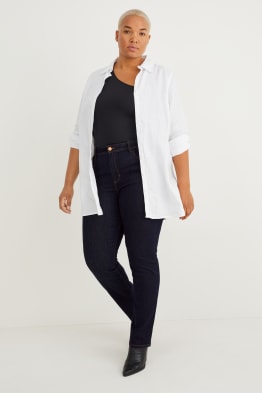 Straight jeans - high waist - LYCRA®