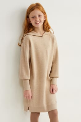 Vestit de punt amb caputxa