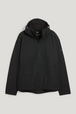 Softshelljacke mit Kapuze - 4 Way Stretch