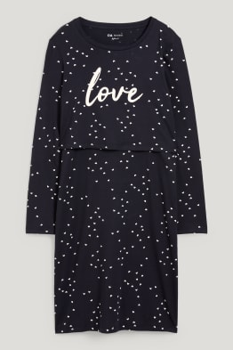 Nursing nightdress - patterned