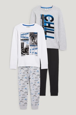 Lot de 2 - pyjamas - 4 pièces
