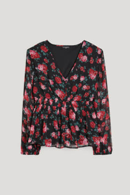 CLOCKHOUSE - chiffon blouse - floral