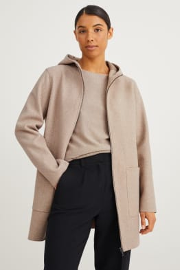 Manteau à capuche