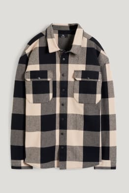 Camicia di flanella - relaxed fit - a quadretti