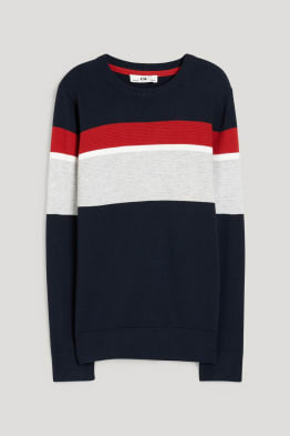 Pullover - gestreift