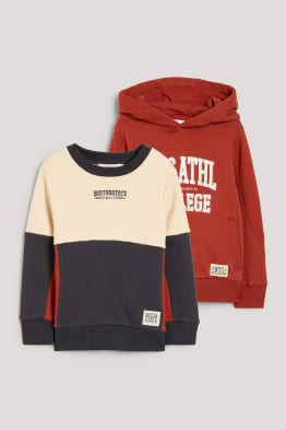 Set van 2 - sweatshirt en hoodie