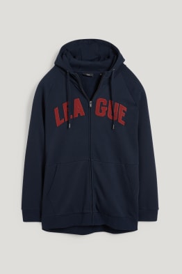 Sweat zippé à capuche