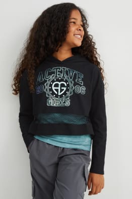 Set - Funktions-Hoodie und -Top - 2 teilig