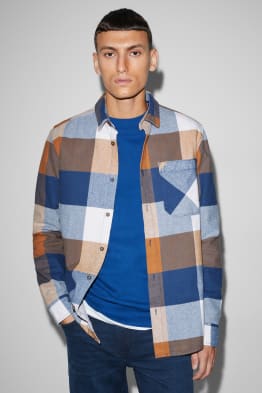 Overhemd - regular fit - kent - geruit