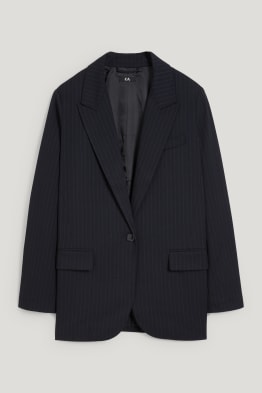 Blazer surdimensionné - fines rayures