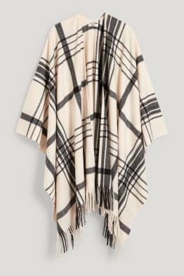 Poncho - kariert