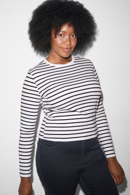 CLOCKHOUSE - long sleeve top - striped