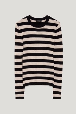 Pullover - gestreift
