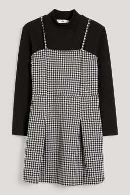 Extended Sizes - Set - Rollkragenshirt und Kleid - 2 teilig