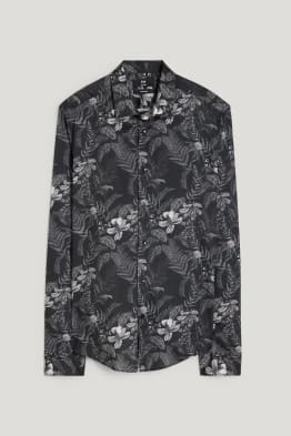 Businesshemd - Slim Fit - Cutaway - bügelleicht