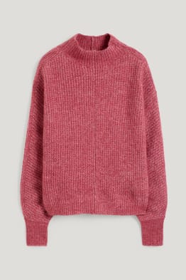 Pullover mit Stehkragen