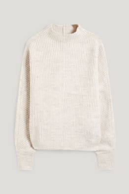 Pullover mit Stehkragen