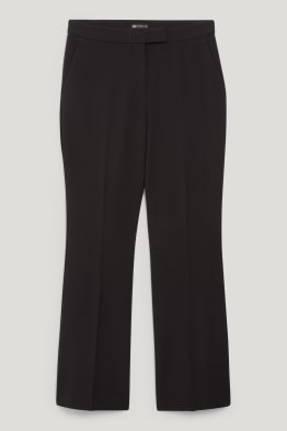 Cloth trousers - high waist - flared